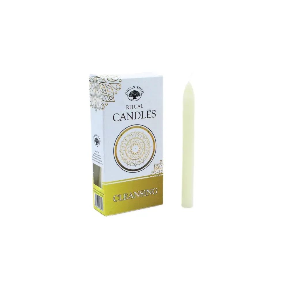 Bougies à rituel - Purification - Blanches