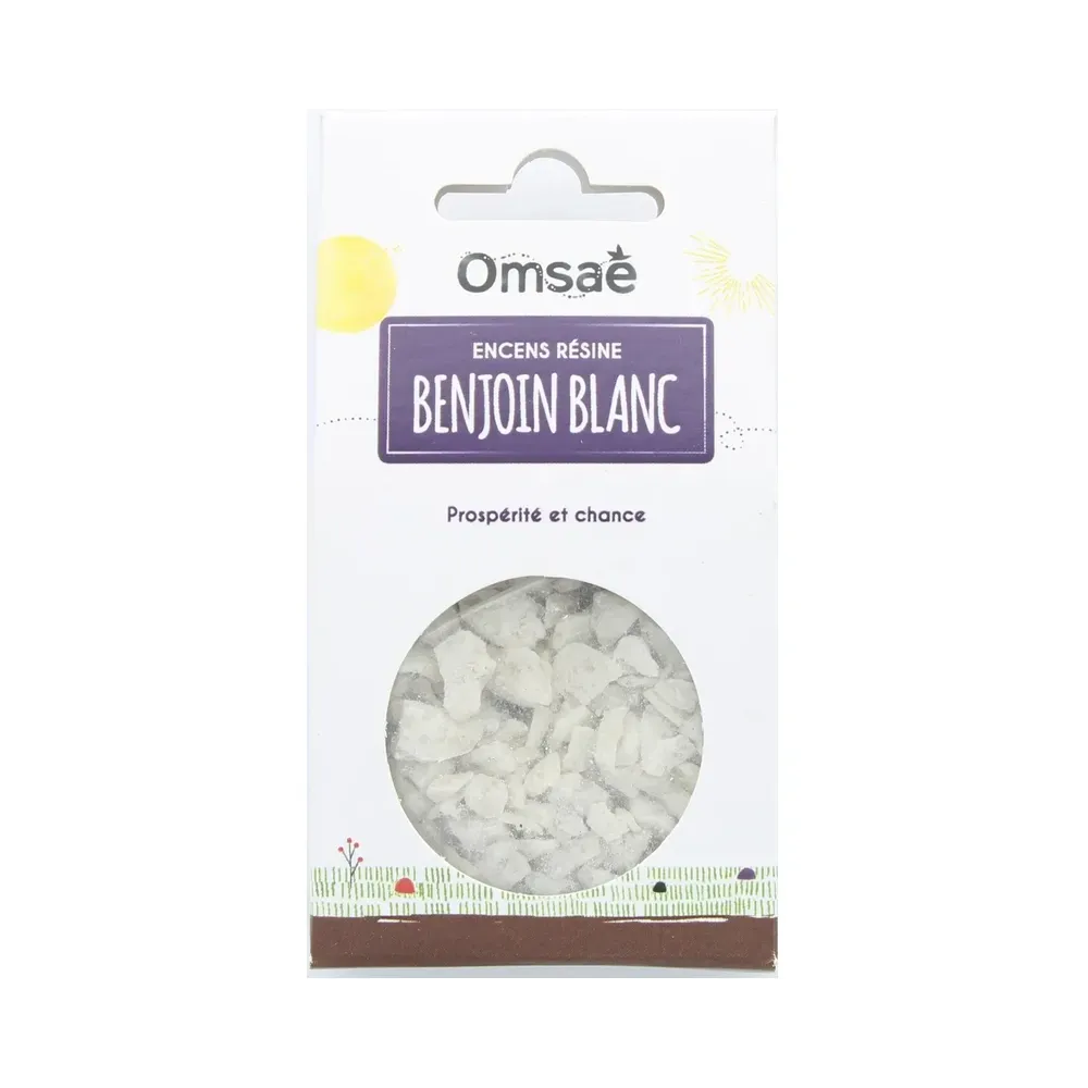 Encens résine en morceaux Benjoin blanc 50 g