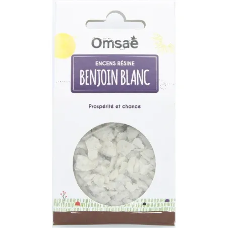 Encens résine en morceaux Benjoin blanc 50 g