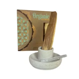 Kit de fumigation Palo santo et Sélénite