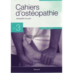 Cahiers d'ostéopathie  Cahier n° 3 - Ostéopathie du sport