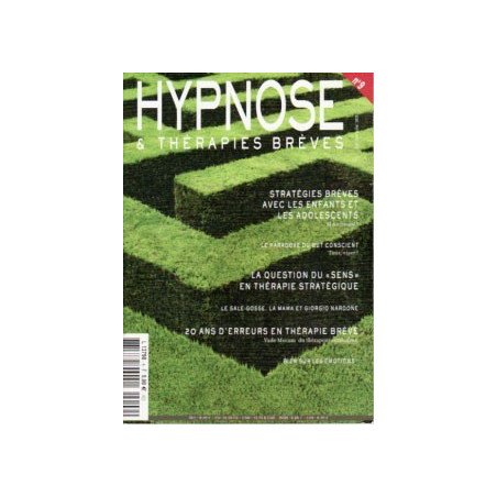 Revue Hypnose et Thérapies Brèves n°09