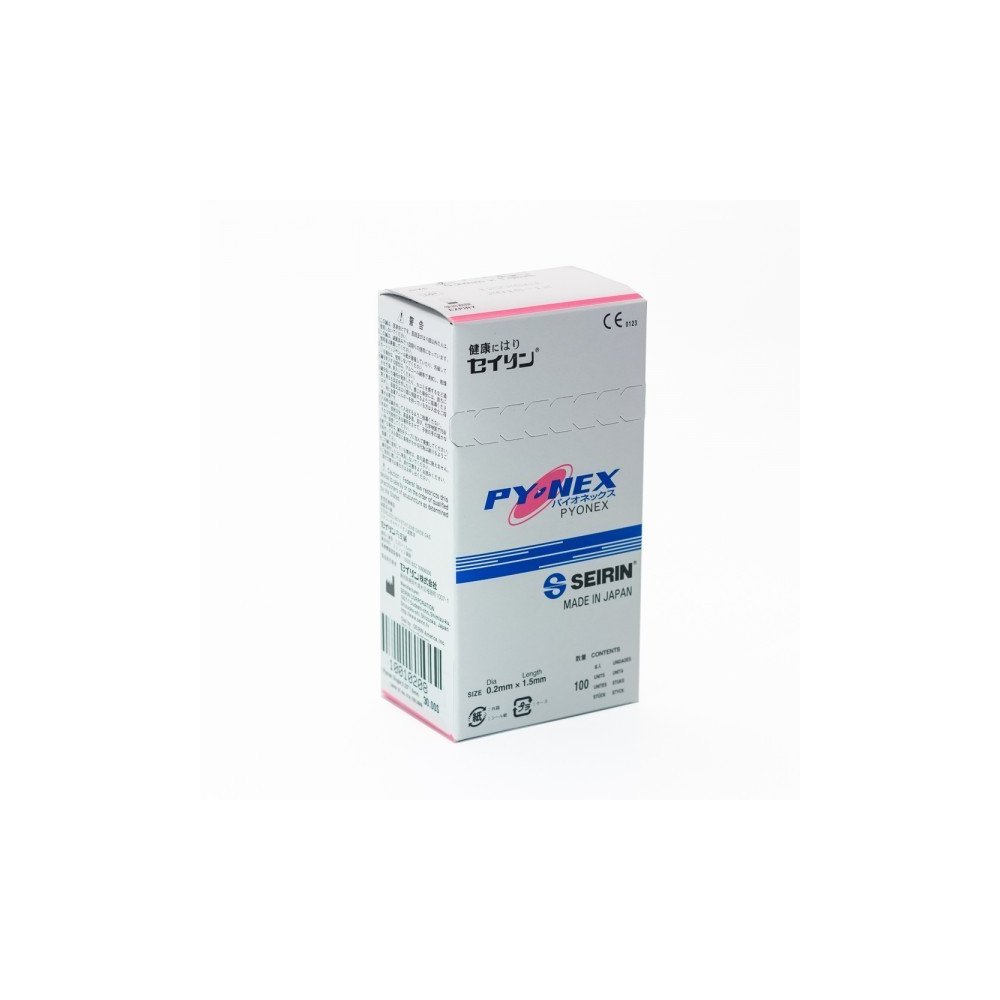 Seirin® New Pyonex (100 pcs/box) 0.2 x 1.5 mm