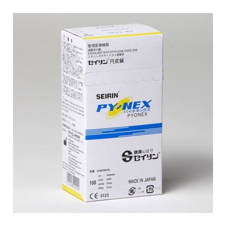 Seirin® New Pyonex (100 pcs/boîte) Aiguilles à demeure 0.2 x 0.6 mm