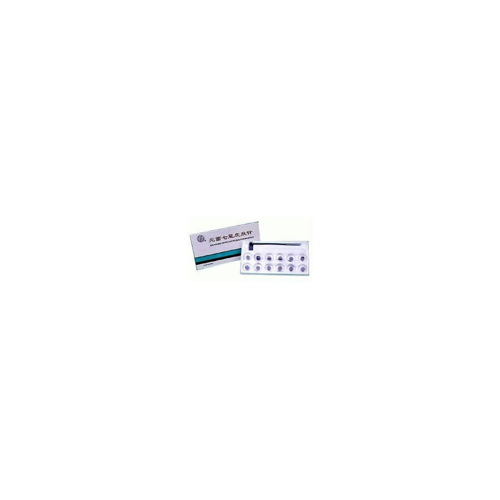 Sterilized 7 Star Skin Plum Blossom Needle (12pcs/box) Sterilized 7 Star Skin Plum Blossom Needle (12pcs/box)