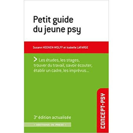 Petit guide du jeune psy 3è éd.