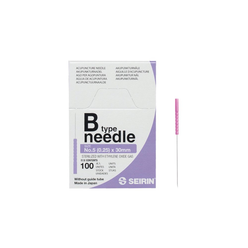 Seirin® 0,25 x 30 mm - B5-30 - sans guide (100 pcs/boîte)
