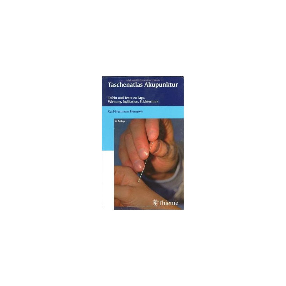Taschenatlas Akupunktur     6 Auflage