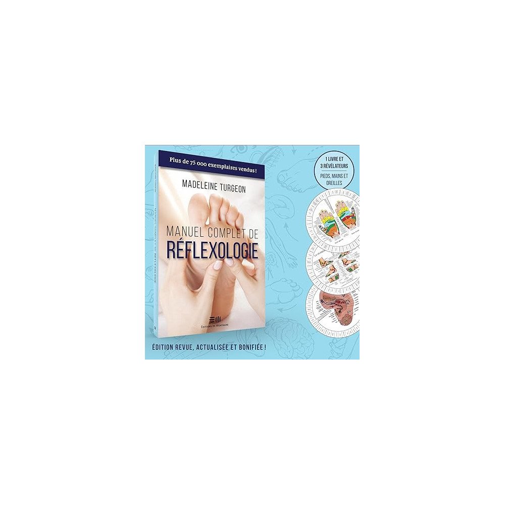 Manuel complet de réflexologie - Coffret Livre + 3 révélateurs