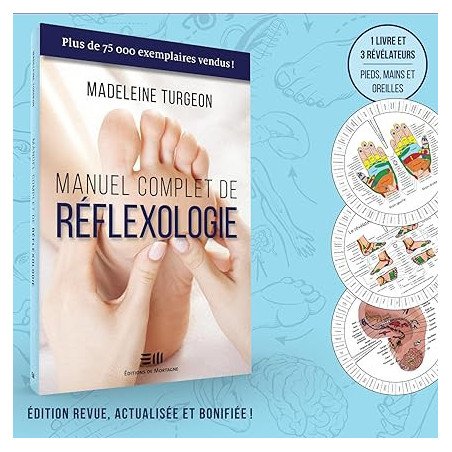 Manuel complet de réflexologie - Coffret Livre + 3 révélateurs
